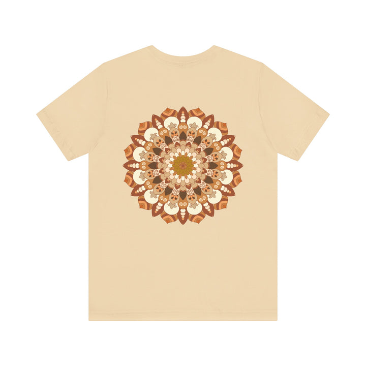  Mandala tee with serene and harmonious color palette