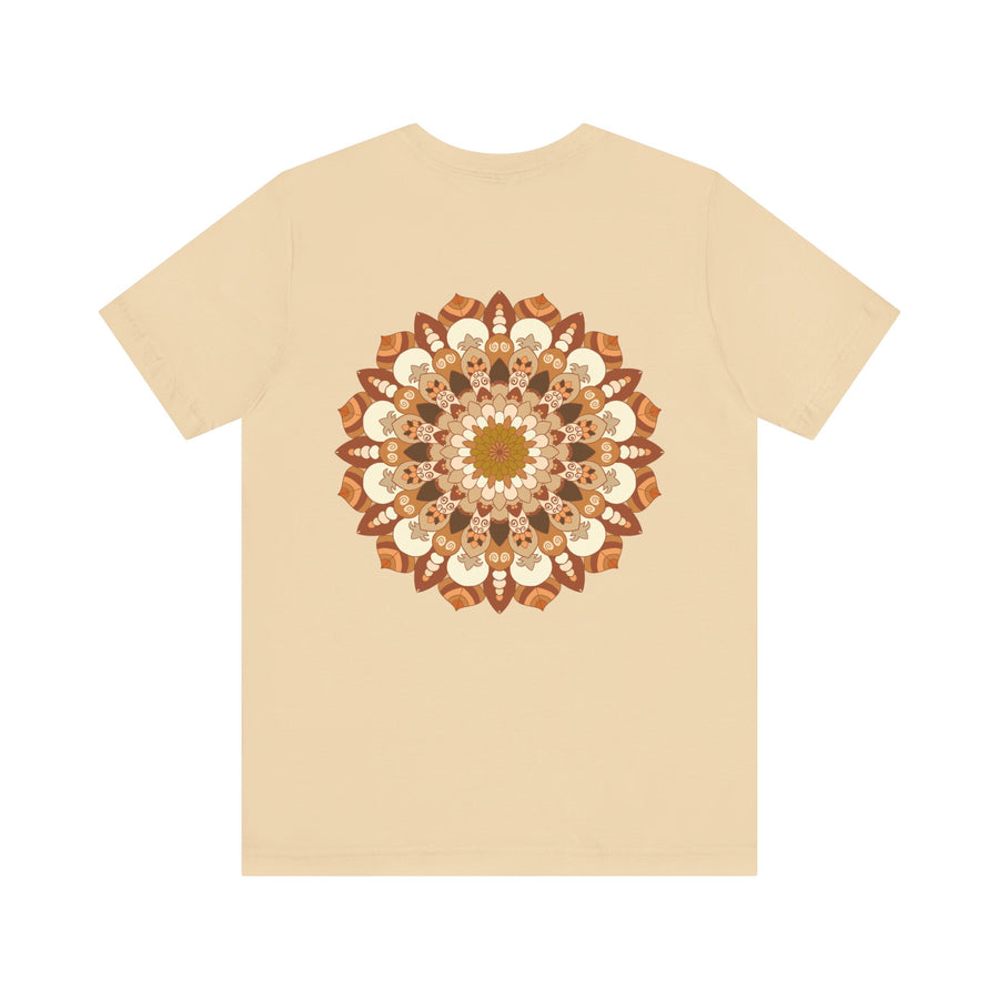  Mandala tee with serene and harmonious color palette