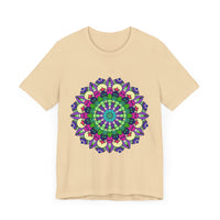 Vibrant Mandala Tee with a Colorful and Intricate Design featuring vibrant hues and intricate patterns, perfect for adding a pop of color to your wardrobe