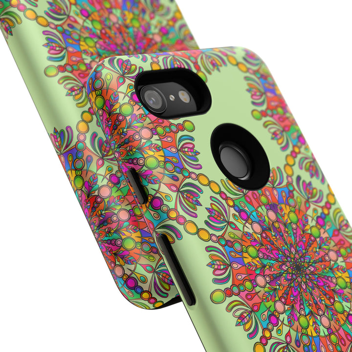 Intricate Mandala Phone Case in Lively Colors for Unique Style
