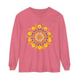 Colorful and intricate mandala design long sleeve t-shirt for men and women