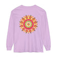Vibrant Mandala Unisex Long Sleeve T-Shirt featuring intricate and colorful mandala design