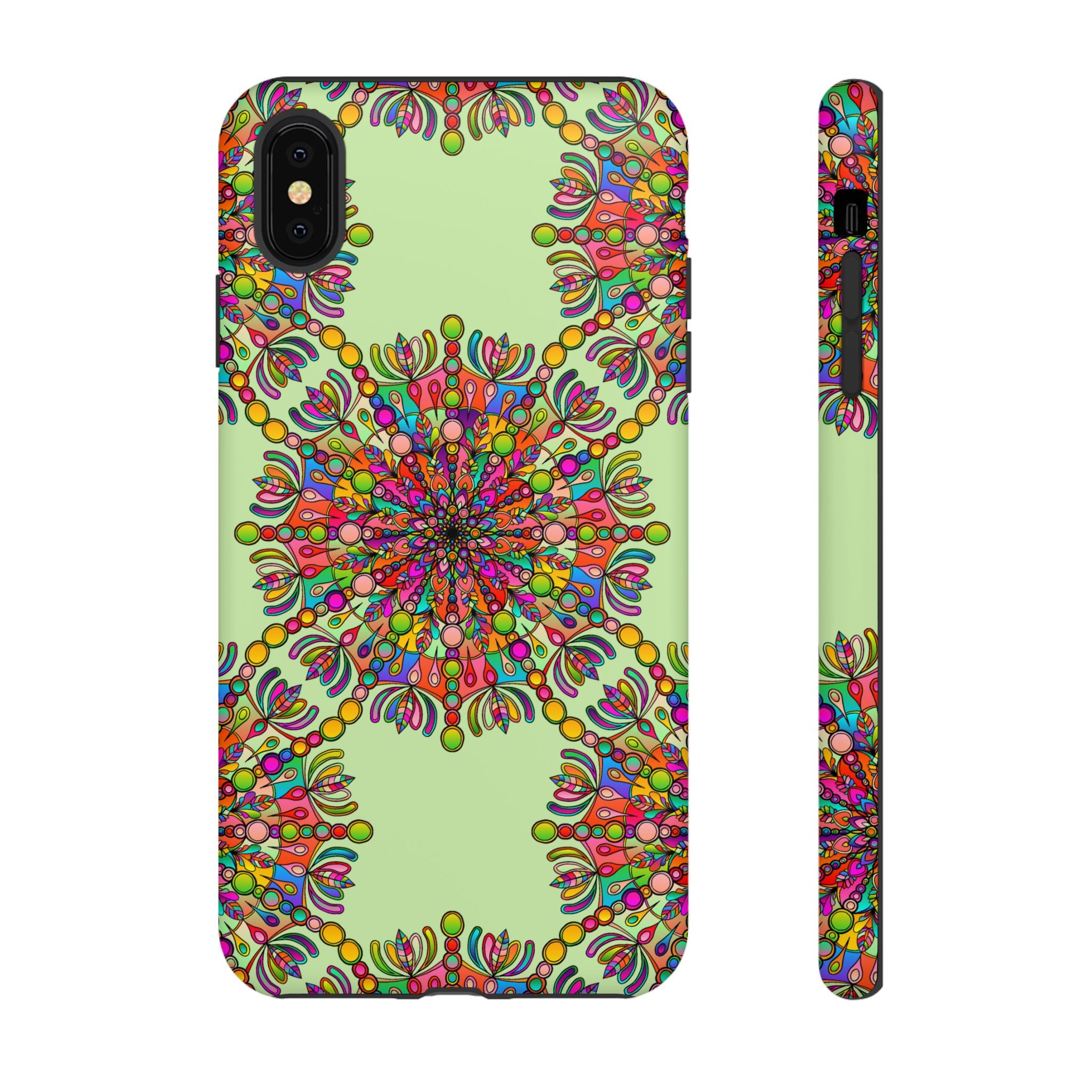 Vibrant Mandala iPhone & Google Pixel Case | Tough Cases