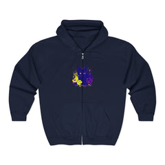Schwarzer Katzen-Aquarell-Kapuzenpullover - Mystisches Haustier-Design