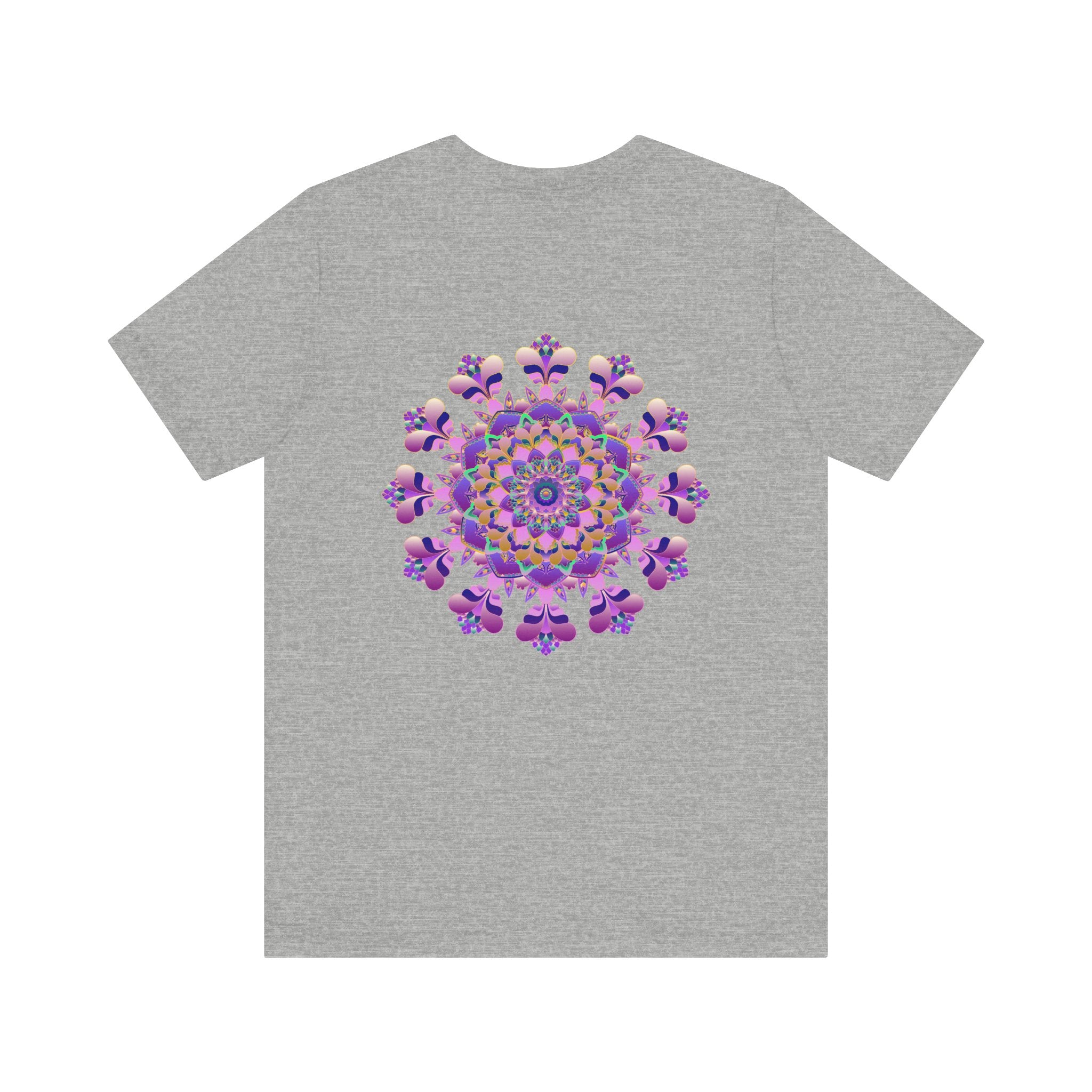 Intricate Mandala Tee pattern symbolizing the beauty and balance of the universe