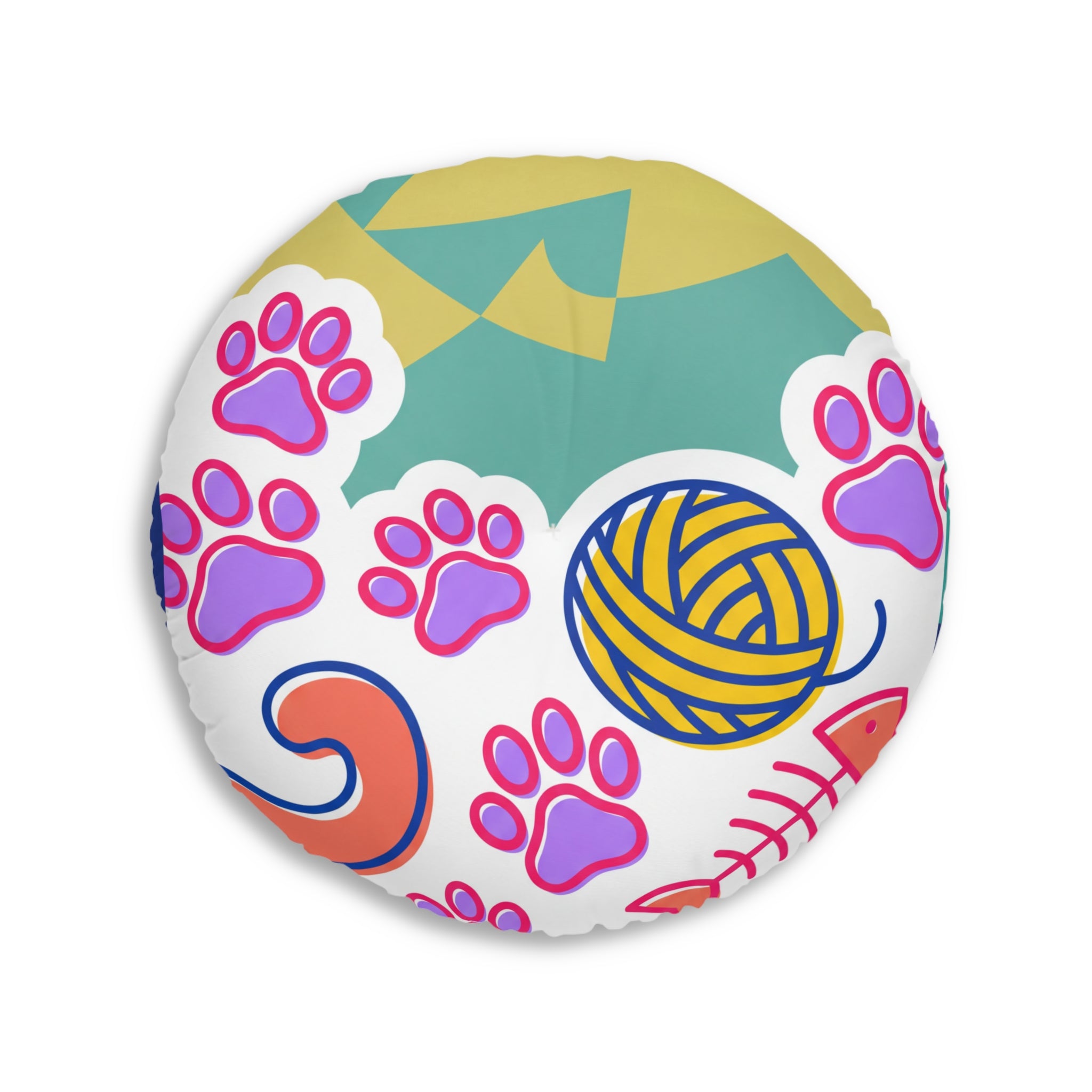 Purr-fectly Cozy Cat Floor Pillow