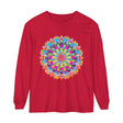 Colorful Mandala Long Sleeve T-Shirt - Psychedelic Art 7