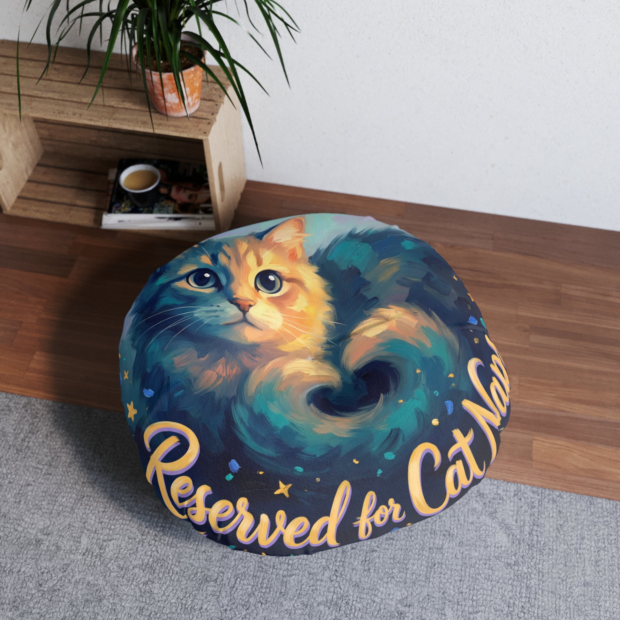 Sunset Sunkiss Cat Floor Pillow