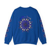 Handmade Mandala Design Unisex Sweatshirt with a cozy and relaxed fit