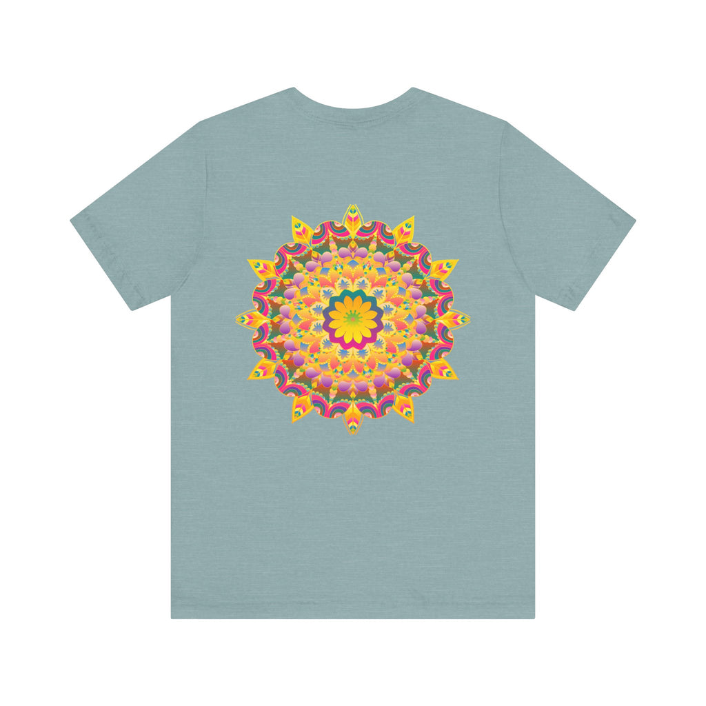 Vibrant Mandala Tee featuring intricate design symbolizing peace and harmony