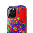 Beautiful hand drawn red mandala art phone case for stylish protection
