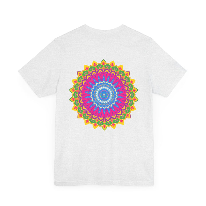 Vibrant Mandala T-Shirt featuring intricate spiritual design for a peaceful and serene look