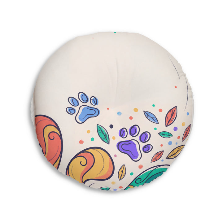 Bodenkissen „Sunrise Boho Cat“