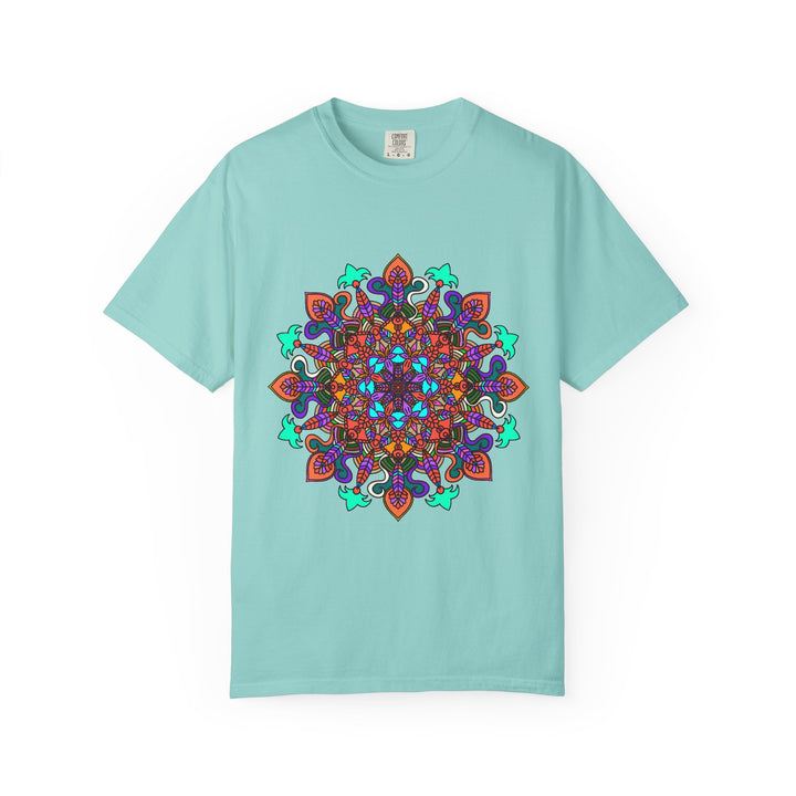 Mandala Art T-Shirt in Bold Colors for Creative Expression