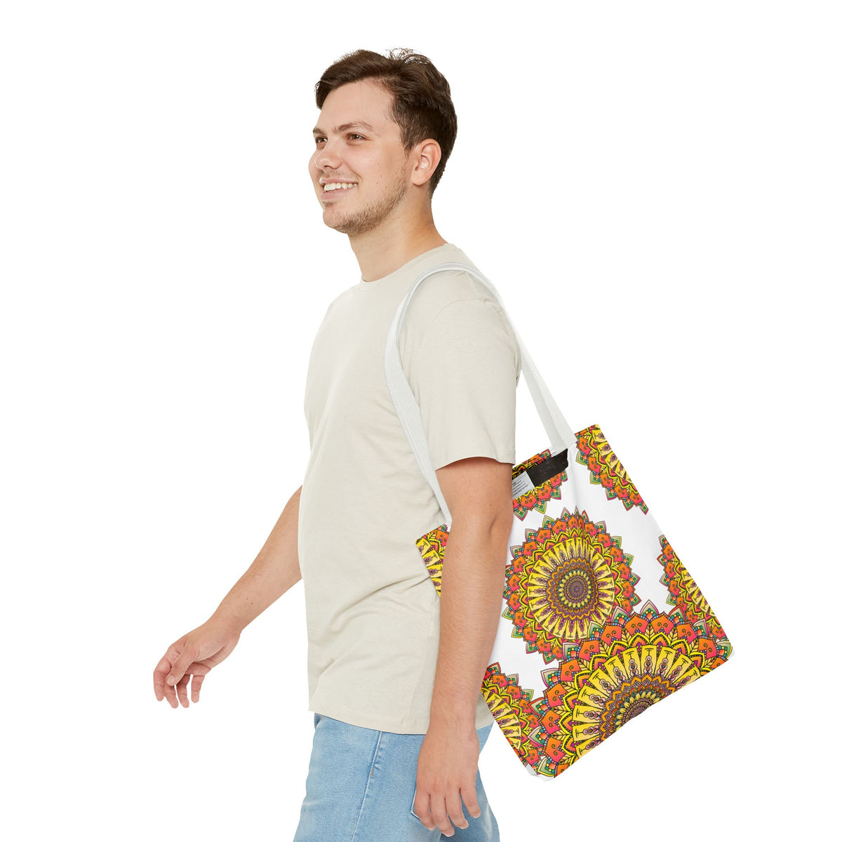 Solar Mandala Tote Bag