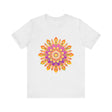 Vibrant Mandala T-Shirt featuring intricate, colorful, and detailed design for a unique and eye-catching fashion statement