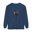 Adorable watercolor t-shirt featuring a playful kitten design on a white background