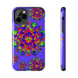 A beautiful hand-drawn mandala rainbow design phone case for sale