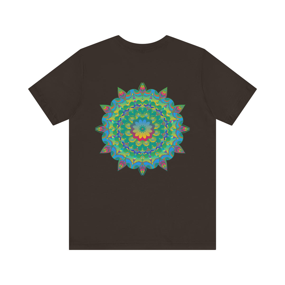 Beautiful and colorful Mandala Tee representing spiritual peace and harmony