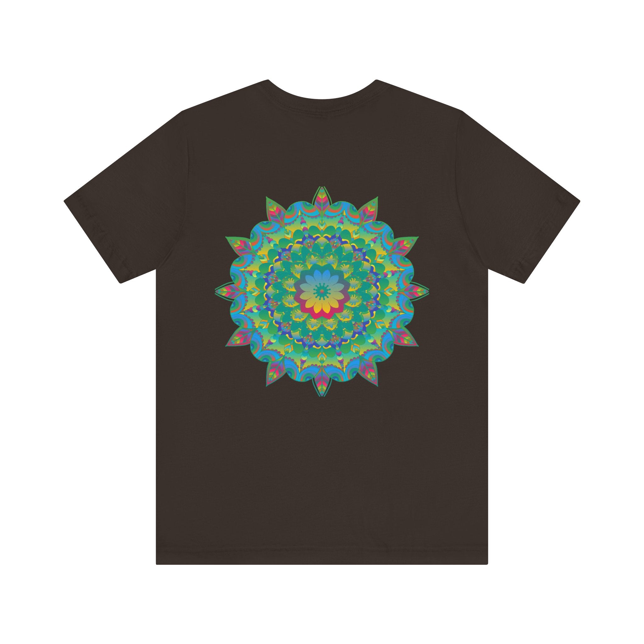 Beautiful and colorful Mandala Tee representing spiritual peace and harmony