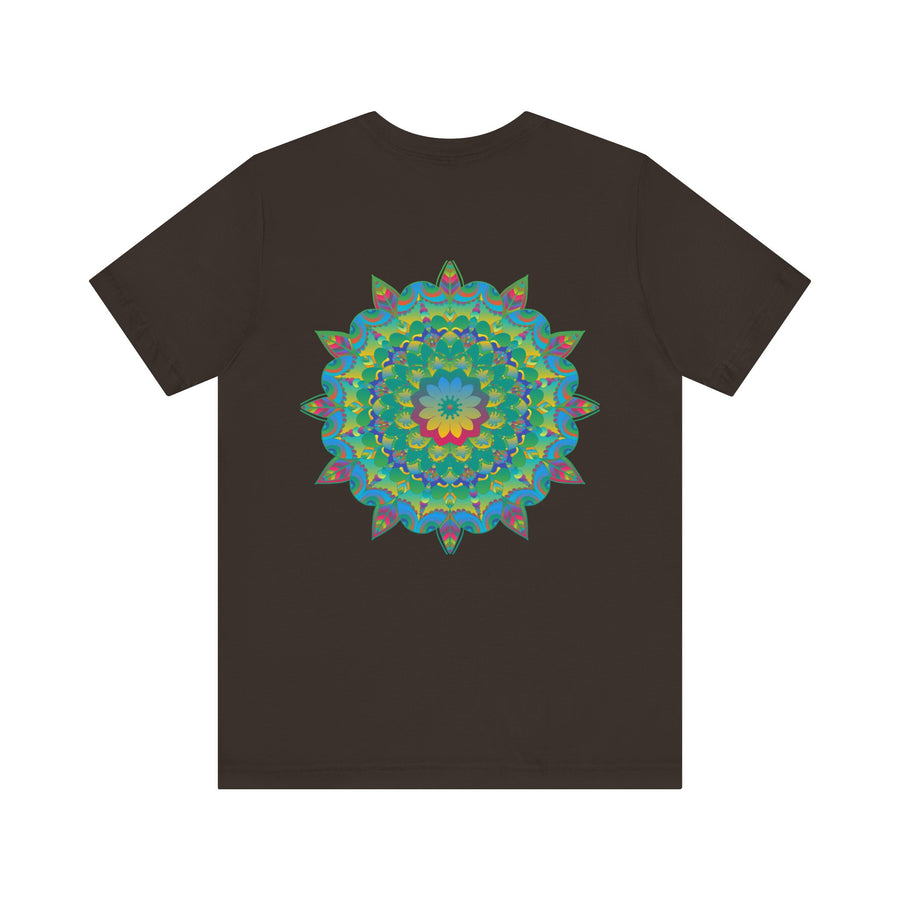 Beautiful and colorful Mandala Tee representing spiritual peace and harmony
