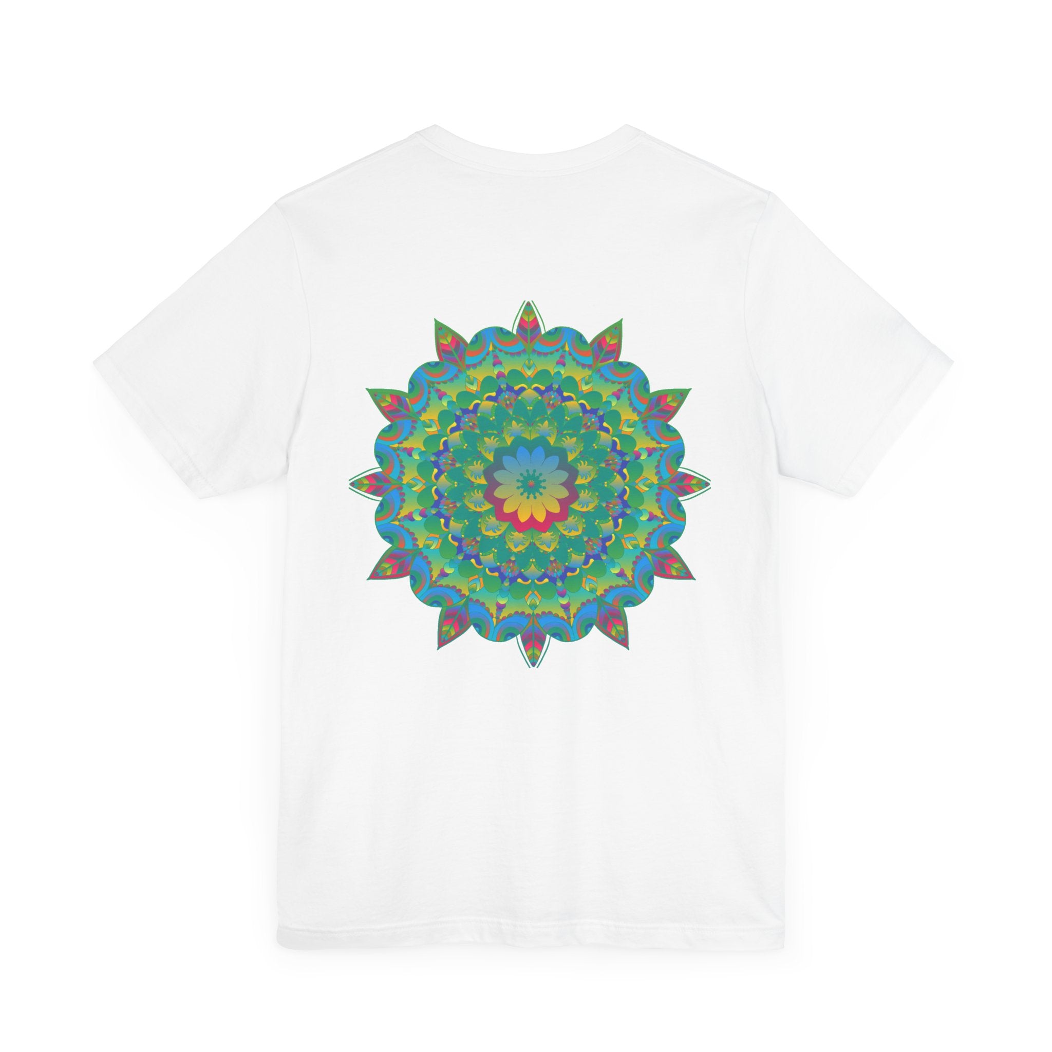 Beautiful Mandala Tee with intricate designs symbolizing spiritual peace and harmony