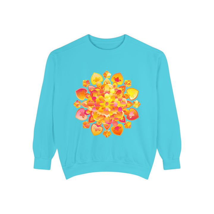 Unique and vibrant mandala sweatshirt for your yoga and meditation practice