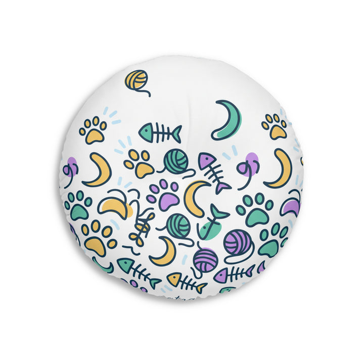 Kuscheliges Katzen-Bodenkissen mit Lockenfunktion – aber zuerst ein Nickerchen