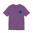 Blue Mandala T-Shirt featuring a beautiful spiritual design symbolizing peace and harmony