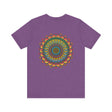 Back view of Vibrant Mandala Tee - Spiritual Peace & Harmony shirt with beautiful mandala design