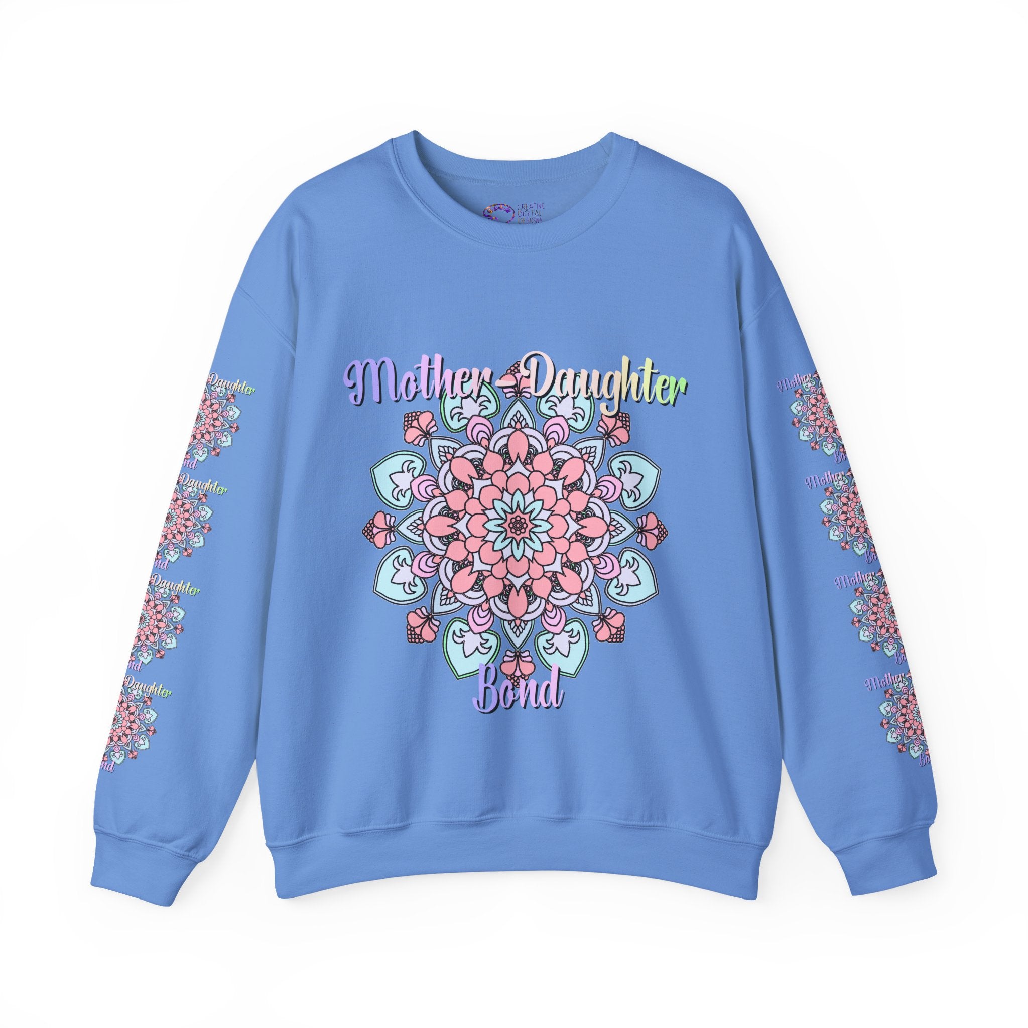 Sweatshirt mit Mandala-Muster zur Feier der Mutter-Tochter-Liebe