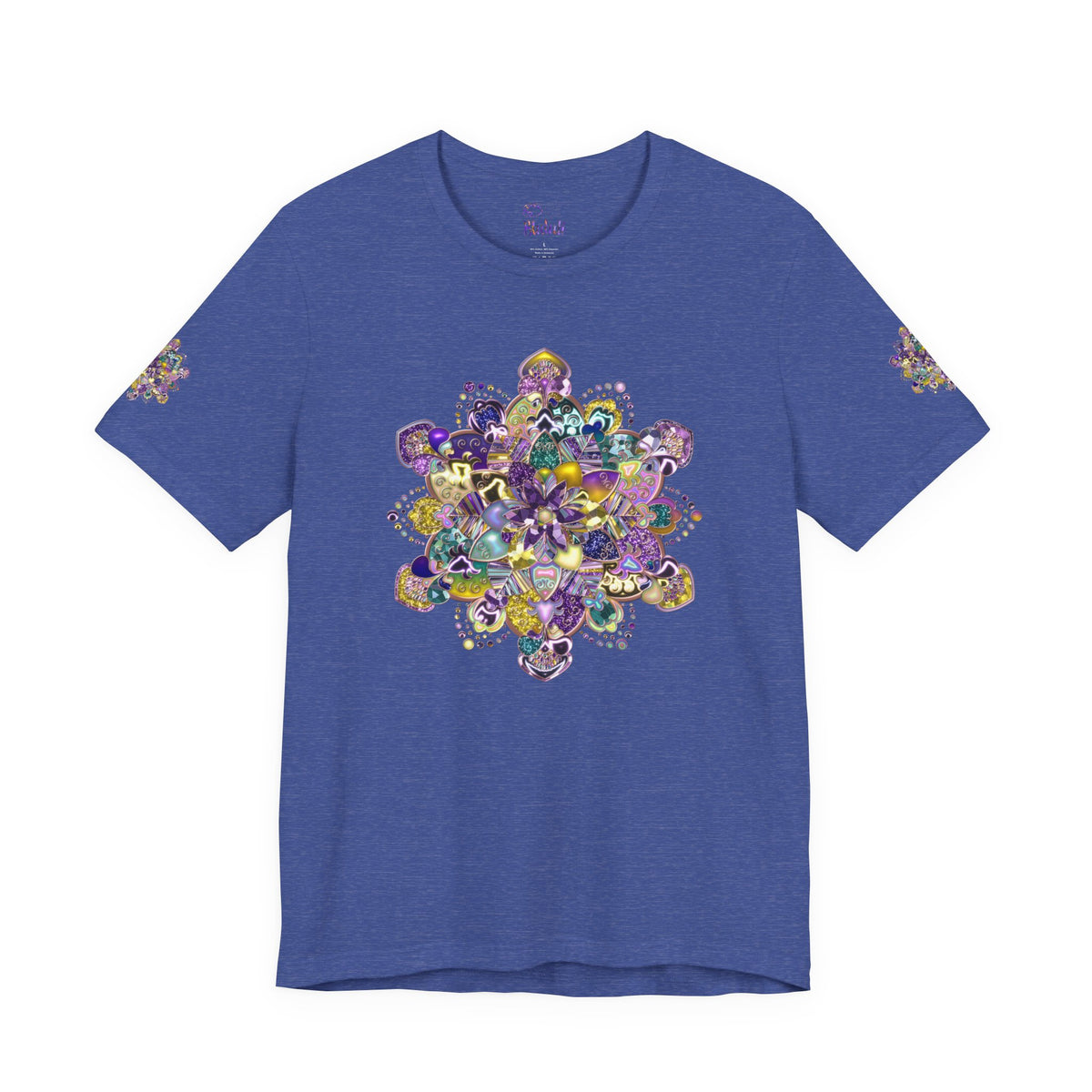 Unisex Floral Jewel Mandala T-Shirt