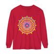 Colorful and intricate mandala design long sleeve t-shirt for all genders