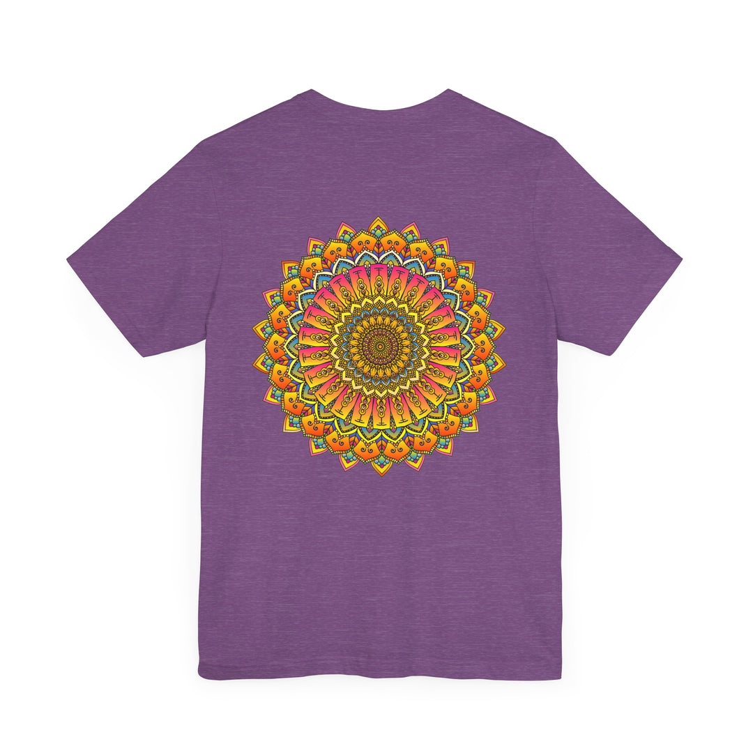 Beautiful and colorful Vibrant Mandala Tee representing spiritual peace and harmony