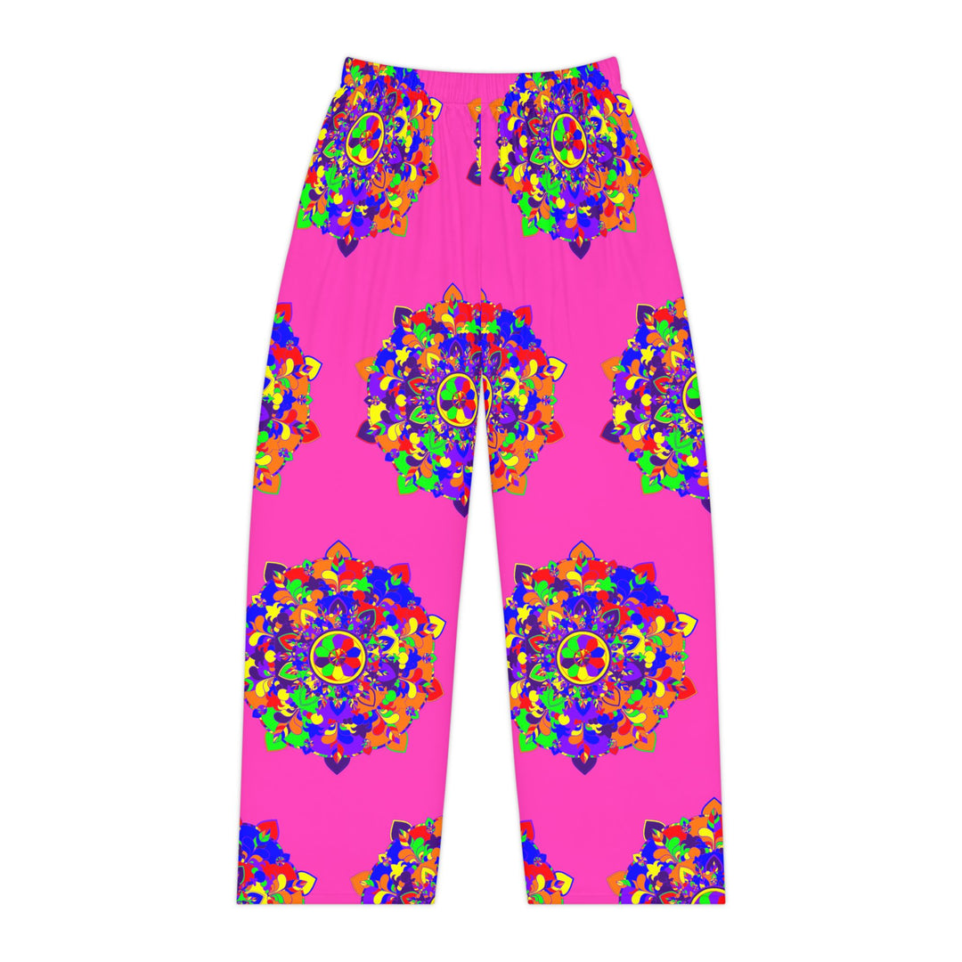Pink Mandala Pajama Pants – Vibrant Sleep & Loungewear for Women