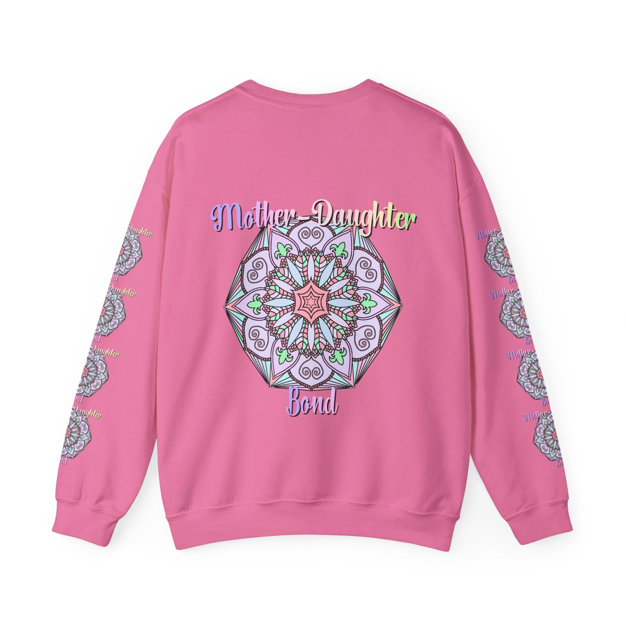 Cozy unisex crewneck sweatshirt with a heartwarming 'Mother-Daughter Bond' design, perfect for gifting to mom on her birthday