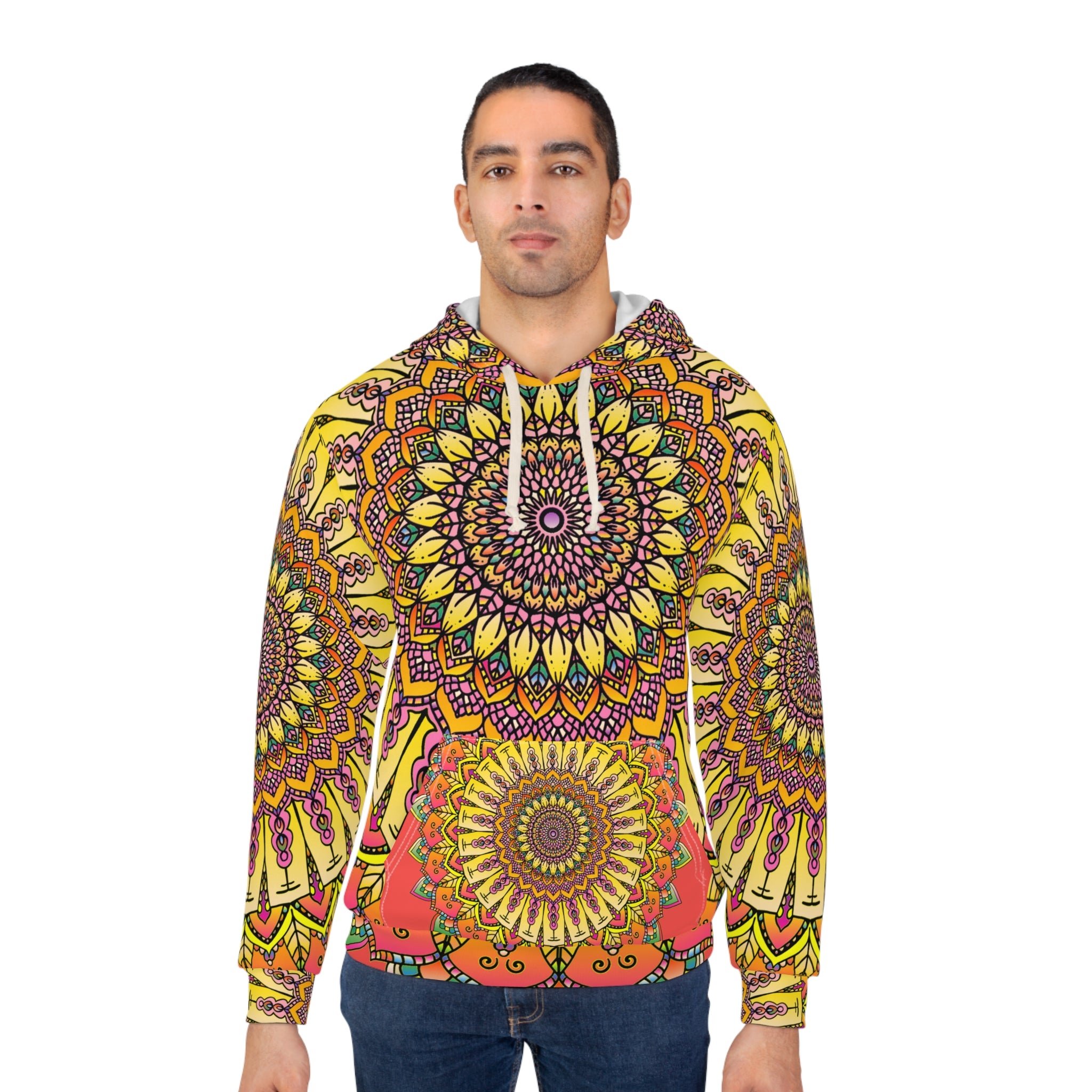 Solar Mandala Athletic Hoodie