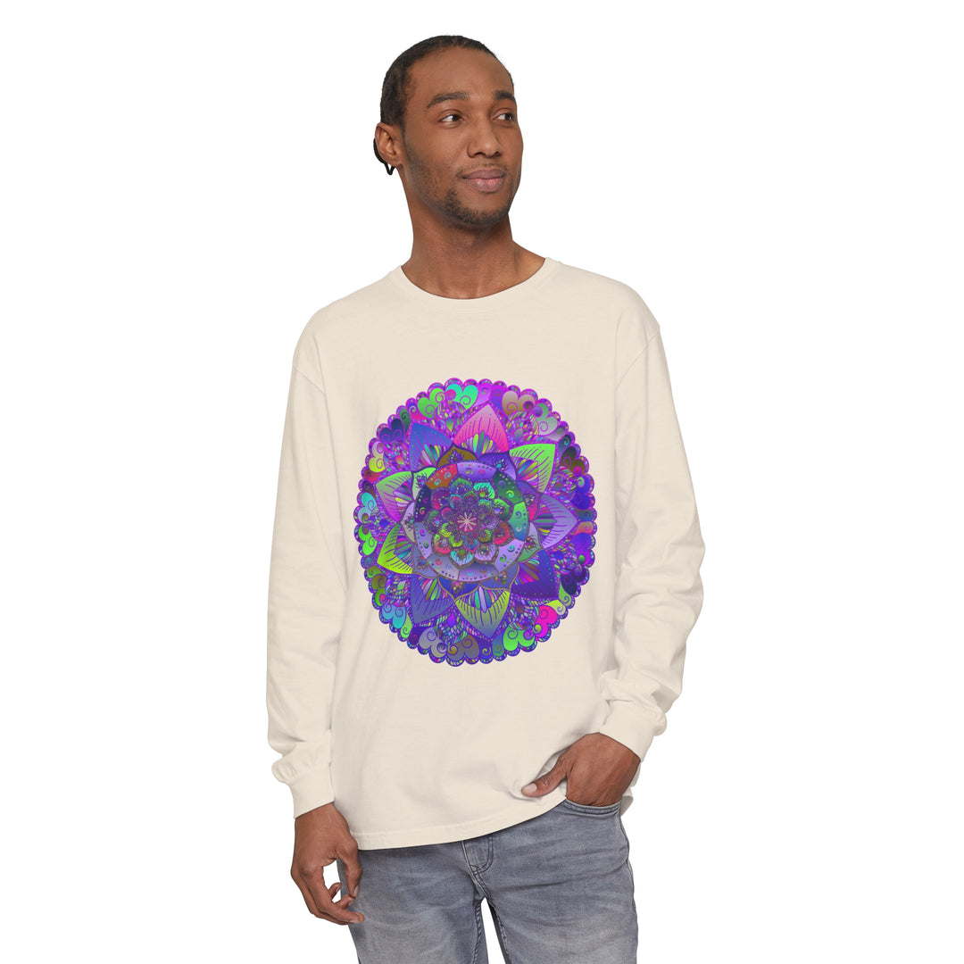 Intricate Mandala Long Sleeve T-Shirt - Psychedelic Art 64