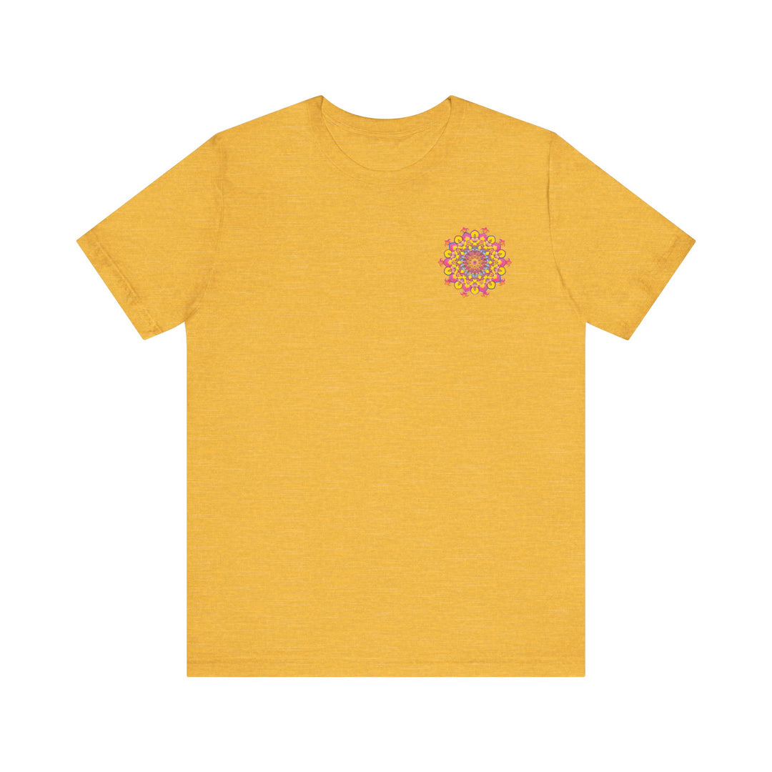 Beautiful and colorful Mandala Tee representing spiritual peace and harmony