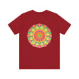 Vibrant Mandala T-Shirt featuring intricate spiritual design for peace and harmony