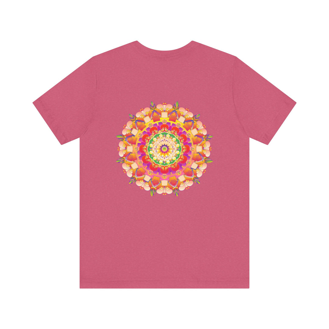 Colorful and intricate mandala design t-shirt for a peaceful and harmonious spiritual vibe