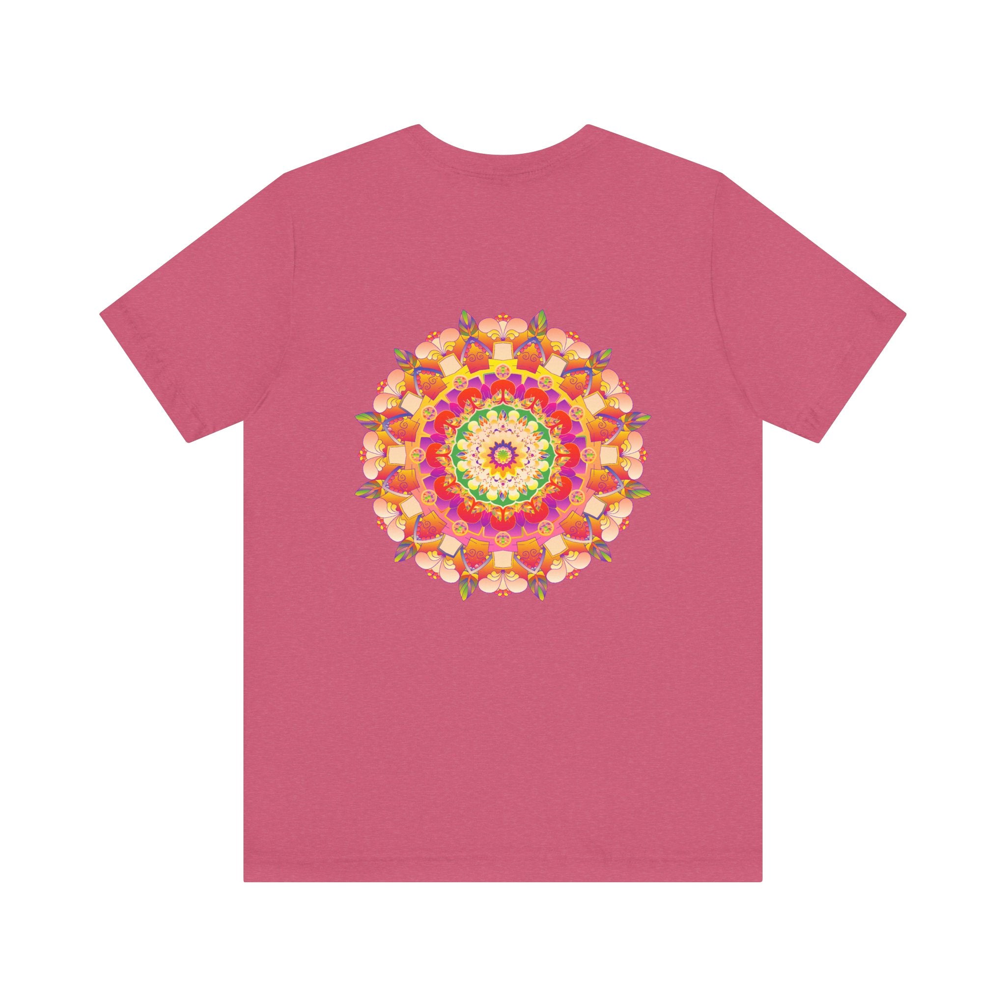 Colorful and intricate mandala design t-shirt for a peaceful and harmonious spiritual vibe