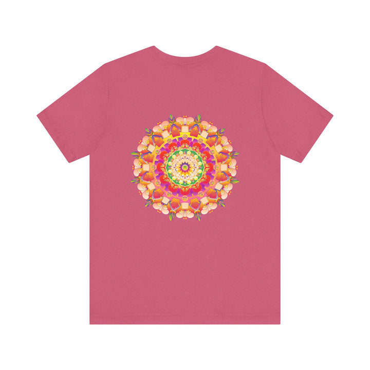 Colorful and intricate mandala design t-shirt for a peaceful and harmonious spiritual vibe