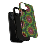 Artistic Mandala Phone Case with Bold Patterns and Modern Flair