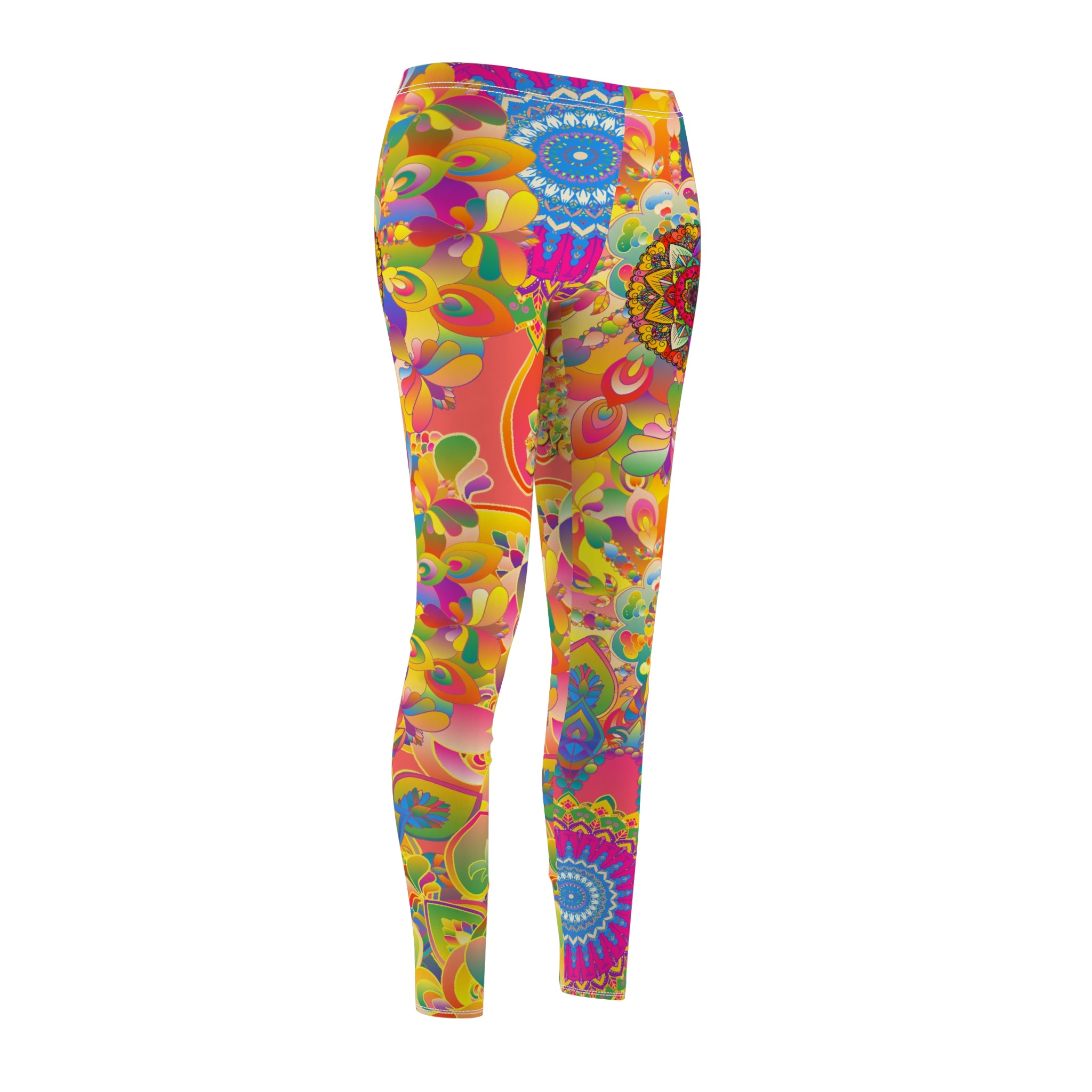 Psychedelic Floral Mandala Leggings