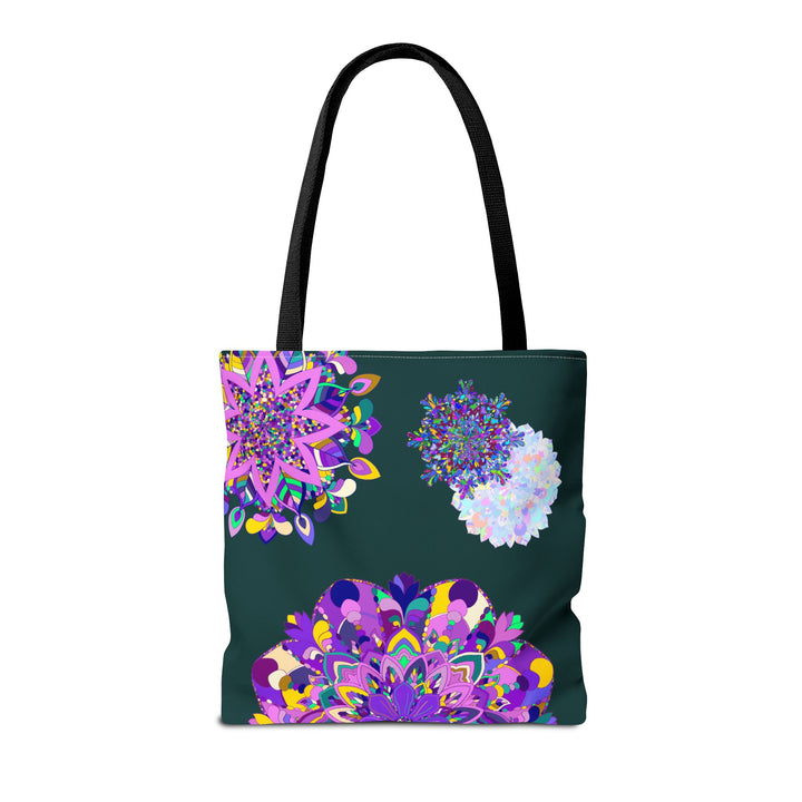 Colorful Mandala Tote Bag with intricate design and vibrant colors