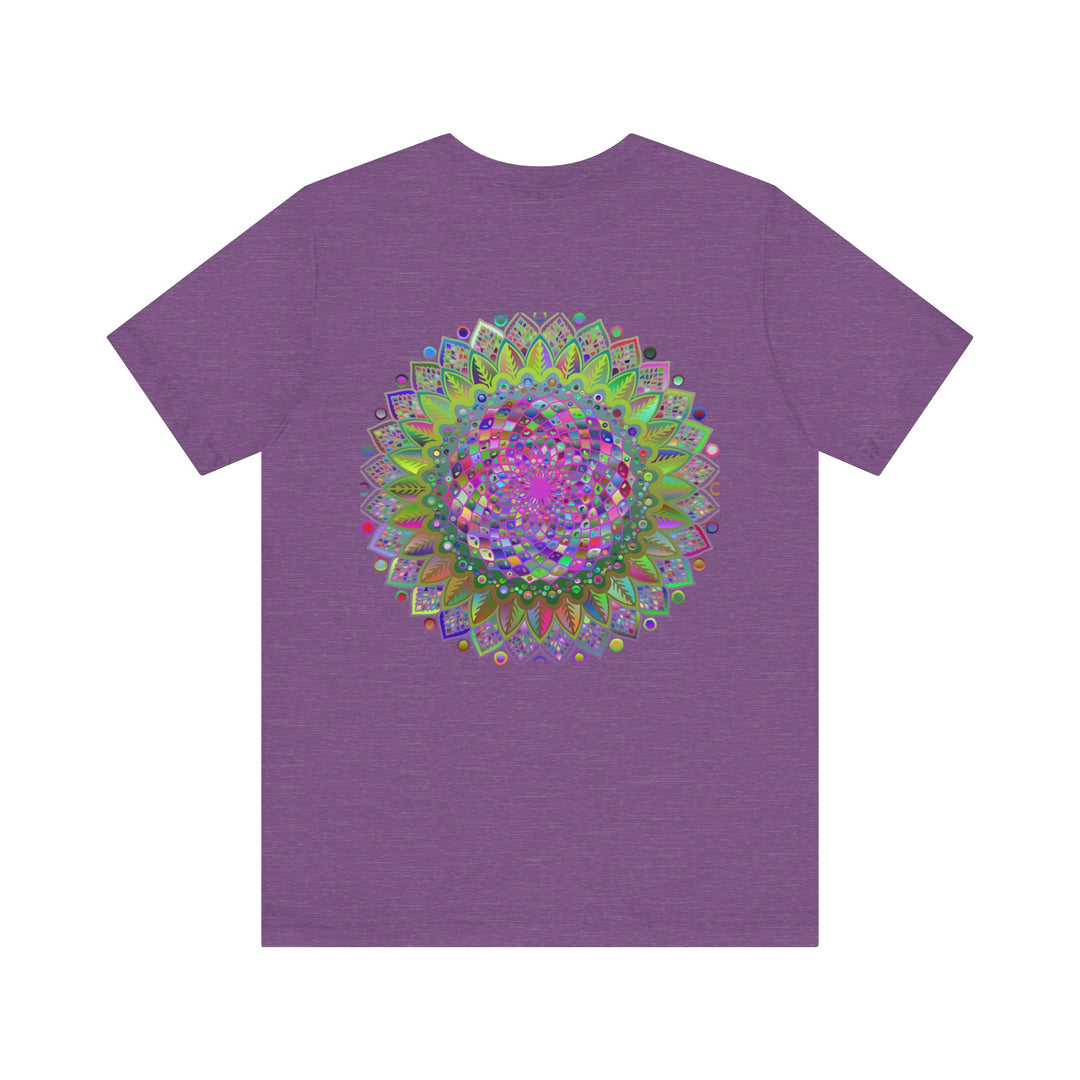 Harmonious mandala tee promoting spiritual peace and serenity