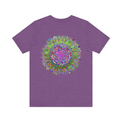 Harmonious mandala tee promoting spiritual peace and serenity