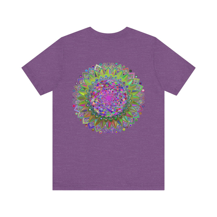 Harmonious mandala tee promoting spiritual peace and serenity