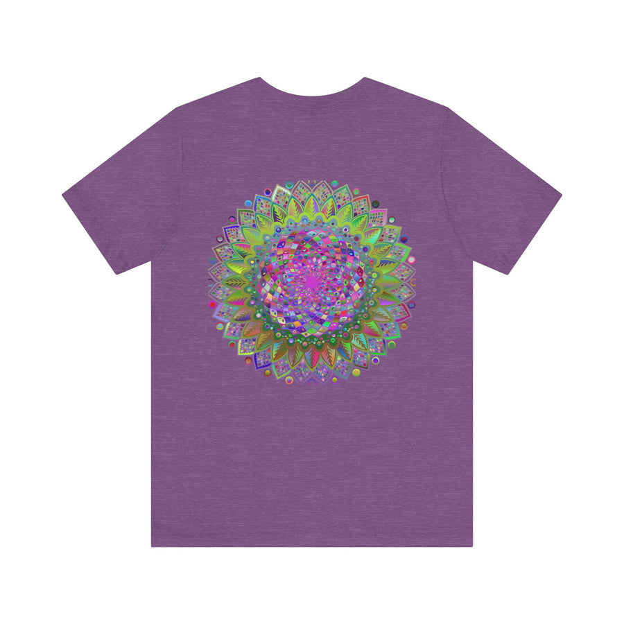 Harmonious mandala tee promoting spiritual peace and serenity